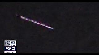 Strange lights seen in Illinois sky explained