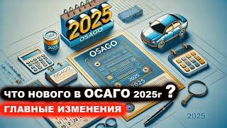 Что нового в ОСАГО в 2025г. Главные изменения