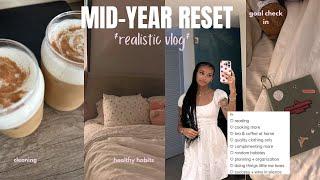 MID-YEAR RESET ⭐️‍️ *decluttering, goal check in, planning & etc*