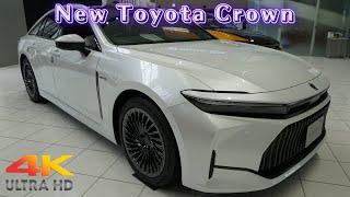 トヨタ新型クラウンセダンZ 2024年ホワイト - NEW 2024 TOYOTA CROWN Z White - New Toyota Crown Sedan 2024