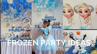 #DIY FROZEN BIRTHDAY PARTY IDEA/DIY FROZEN BIRTHDAY PARTY DECORATION