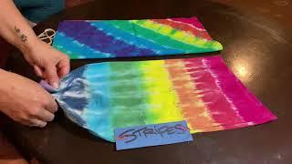 Stripes Tie Dye Tie Instructions