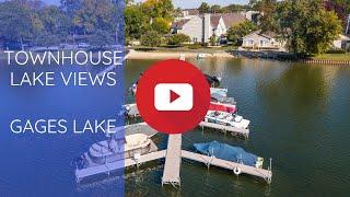 Townhouse with lake views on Gages Lake for sale in Illinois #atproperties #edgewaterhometeam