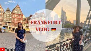 Frankfurt, Almanya Vlog  TÜKÜREN HEYKEL !! | Gezilecek Yerler ve Market Fiyatları