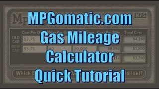 Gas Mileage Calculator Tutorial