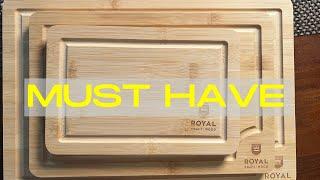 ROYAL CRAFT WOOD Bamboo Cutting Boards Review: The Ultimate Kitchen Essential!