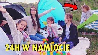 24H W NAMIOCIE Z BFF! Noc z Mamą w Namiocie - Yoto Toys