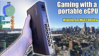 Gaming with a Portable Graphics Card! - The Minisforum MGA1