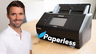 Scanner für paperless-ngx: Neue Testmethode und erster Kandidat: Epson ES-580W (incl. OCR-Test)