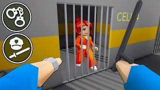 Playing as Barry in Barry's Prison Run Obby ROBLOX