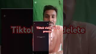 tiktok video delete process. #techtips #smartphone #android #tech #shorts #tiktokviral #viralshort