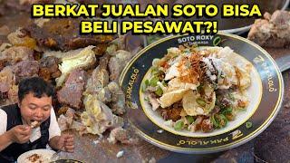 CUMA JUALAN SOTO BETAWI OMSETNYA BISA BUAT BELI PESAWAT!