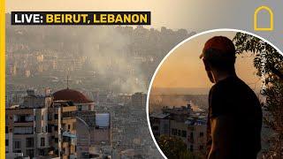 LIVE: VIEW OVERLOOKING LEBANON'S BEIRUT SKYLINE