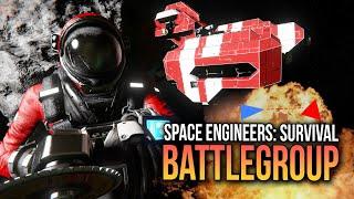 Space Engineers: Survival - Battlegroup (Shack and Splitsie Build a Combat Fleet)