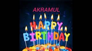 Akramul Name Happy Birthday to you Video Song Happy Birthday Song with names