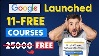 Google Launched 11 Free Career Certification Courses | फ्री में सीखो & Earn 80K/Month