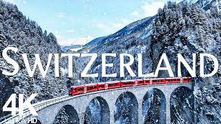 Switzerland 4K UHD - A Journey Through the Snowy Landscapes of Switzerland