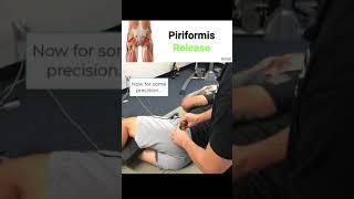 Simple Piriformis Massage Treatment - Piriformis Release #shorts