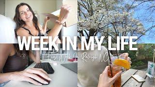 MOVING VLOG | MY FIRST FULL WEEK IN RALEIGH, NC | Working From Home, Hauls + Exploring The City