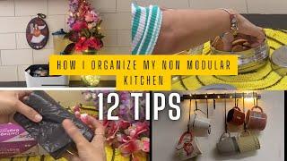 12 Brilliant Space Saving Organization Tips for Small kitchen | किचन में जगह बनाने के बेहतरीन टिप्स