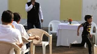 A road safety lecture in colony