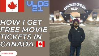 How I get free movie tickets in Canada |How to book free tickets|2022|Vlog21