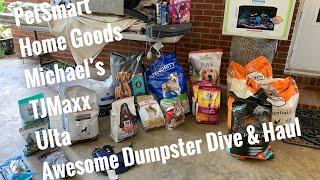 Dumpster Diving | Mega PetSmart Haul , Amazing Home Goods Haul