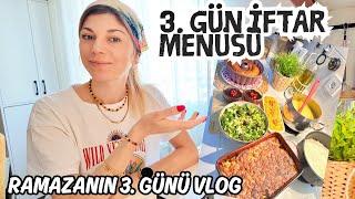 3.GÜN İFTAR MENÜSÜ | RAMAZANIN 3. GÜNÜ VLOG | İFTAR YEMEĞİ  | PORTAKALLI ŞEKERSİZ KEK  |  EV VLOG