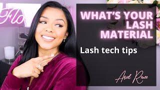 TYPES OF LASH MATERIALS | DIFFERENCE BETWEEN SILK AND MINK EYELASH EXTENSIONS |