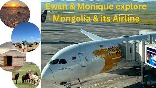 Ewan and Monique explore Mongolia and its airline. Mongolia Airlines 787-9 review.#travel #mongolia