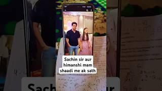 sachin sir aur himanshi maim shaadi me ak sath#cdp king #ctet#sachinchaudhary #himanshisinghctet