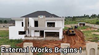 Building in Ghana: Retaining Wall & Groundwork’s