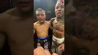 GERVONTA DAVIS & ISAAC CRUZ EMBRACE IN LOCKER ROOM AND SHOW EACH OTHER RESPECT AFTER FIGHT #Shorts