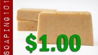 Make Dollar Store Soap  {easiest beginner soap recipe}   | Soaping101