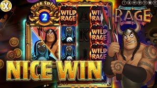 EPIC Big WIN New Online Slot  Rage  NetEnt (Casino Supplier)