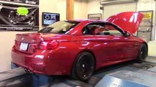 2015 BMW M4 Convertible on Dyno for Baseline Numbers