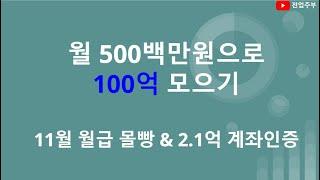 미국배당다우존스에 월급을 몰빵하는 직장인(& 2.1억 배당주 계좌인증)