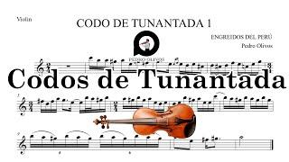 CODOS DE VIOLIN DE TUNANTADAS Y PASACALLES - Partitura