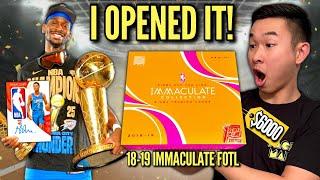 I OPENED THE LEGENDARY $6,000 2018 IMMACULATE BASKETBALL FOTL BOX (SHAI ROOKIE YEAR) 