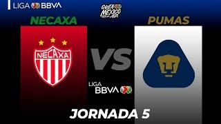 Resumen y Goles | Necaxa vs Pumas | Grita México A21 - Jornada 5 | LIGA BBVA MX