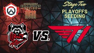 Crazy Raccoon vs T1 - Playoffs Seeding | OWCS Korea Stage 2