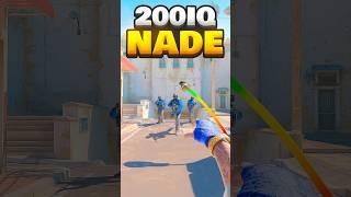 200 IQ CS2 Grenade + Insane Glock 1 TAP Kill! #gaming #cs2 #cs2faceit #cs2clips