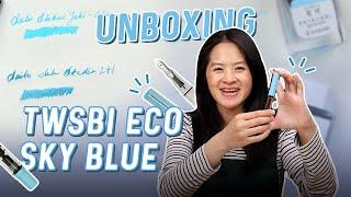 Unboxing the TWSBI ECO Sky Blue!