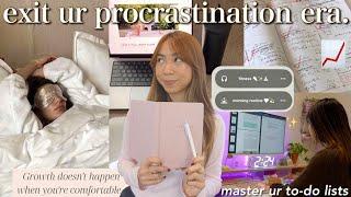 HOW TO OVERCOME PROCRASTINATION student tips, mastering discipline, & how to stress less