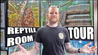 INCREDIBLE *NEW* REPTILE ROOM TOUR w/ Beaches Scaly Beasts