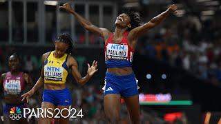 Paulino MAKES HISTORY for the DR with dominant 400m finals performance | NBC Sports