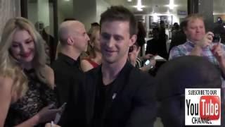 Ben Davies greets fans outside The Matchbreaker Premiere at ArcLight Cinemas Cinerama Dome in Hollyw