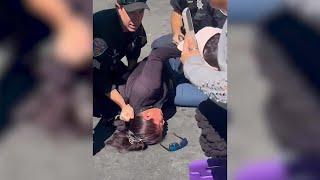 Arrestan a vendedora ambulante en San Francisco frente a su hija pequeña