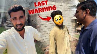 Fiaz Bhai Pr Wahab Bhiya Gussa Hogae || Last Warning||