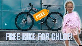 FREE BIKE FOR CHLOE!!